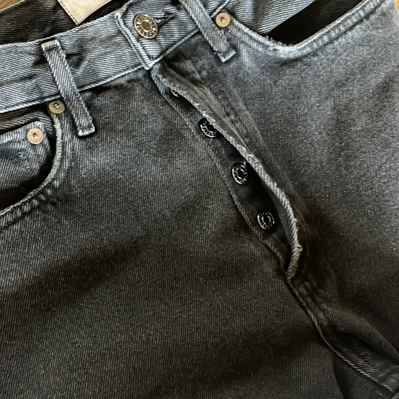 AGOLDE 90's Mid Rise Loose in Smokestack Size 27. Black jeans - Picture 8 of 8